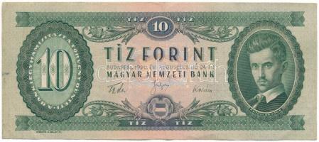 1960. 10Ft "A 891 009406" T:F szép papír Adamo F6