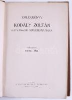 Emlékkönyv Kodály Zoltán hatvanadik születésnapjára. Szerk.: Gunda Béla. Passuth László irónak dedik...