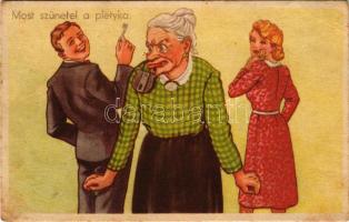 1949 Most szünetel a pletyka, anyós humor / mother in law humour (fl)