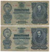 1930. 20P (2x) T:F és VG Adamo P11