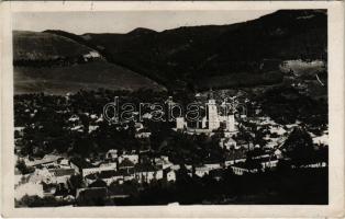 1938 Körmöcbánya, Kremnitz, Kremnica; látkép, vártemplom / general view, castle church