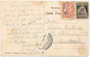 1927 Zernest, Zernyest, Zarnesti; Fabrica de celuloza / Cellulózgyár. Fotograf V. Gregorsch / cellul...