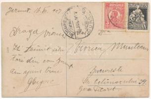 1927 Radnót, Radnuten, Iernut; Jeney Jenő gyógyszertára / Farmacia / pharmacy (EK)