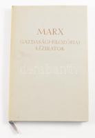 Karl Marx: Gazdasági-filozófiai kéziratok 1844-ből. Bp., 1970, (Franklin-ny.) 2. kiadás. Kiadói egészvászon-kötés, kiadói papír védőborítóban.