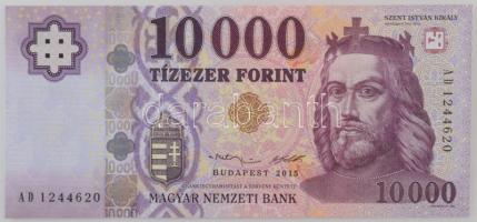 2015. 10.000Ft "AD 1244620" T:AU