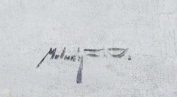 Molnár Z. János (1880-1960): Csendélet. Olaj, vászon, jelzett. Restaurált. 55x68 cm