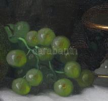 Molnár Z. János (1880-1960): Csendélet. Olaj, vászon, jelzett. Restaurált. 55x68 cm