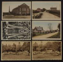 Belga és angol városképek sokpéldányos tétel cipős dobozban, legalább 700 db