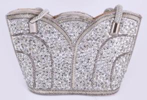 Flitteres táska, hiányos, 28x21 cm