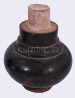 3 darab antik fa szekrényláb, kopással