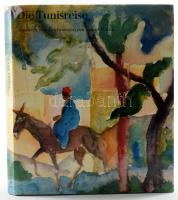 Die Tunisreise. Aquarelle und Zeichnungen von August Macke. Köln, 1978, DuMont. Fekete-fehér és színes reprodukciókkal illusztrálva. Német nyelven. Kiadói egészvászon-kötés, kissé sérült kiadói papír védőborítóban.