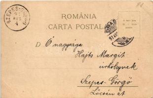 1897 Salutari din Romania... / Greetings from Romania! Romanian folklore, traditional costumes. Caro...