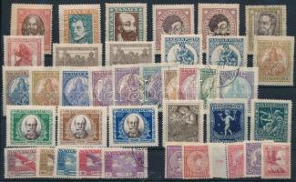 1916-1924 8 db sor, összesen 39 db bélyeg