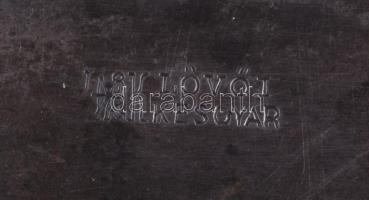 Lövői késgyár bárd, jelzett, h: 29 cm