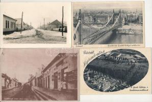 21 db RÉGI magyarországi város képeslap / 21 pre-1945 Hungarian town postcards