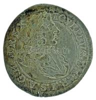 1707F-T Erdélyi Fejedelemség Poltura Ag "I. József" (1,03g) T:AU,XF hajlott lemez, patina Principality of Transylvania 1707F-T Poltura Ag "Joseph I" (1,03g) C:AU,XF, bent coin, patina