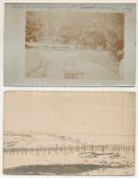 15 db RÉGI fotós képeslap / 15 pre-1945 photo postcards