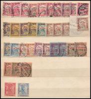 1913-1915 Árvíz + Hadisegély I-II. 90 db bélyeg