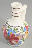 Városlődi korsó Balatonakarattya felirattal, m: 13,5 cm