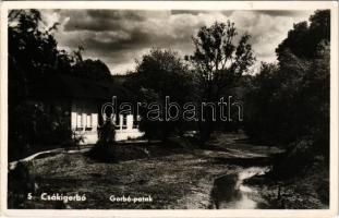 1943 Csákigorbó, Csáki-Gorbó, Garbou; Gorbó patak / creek (Rb)