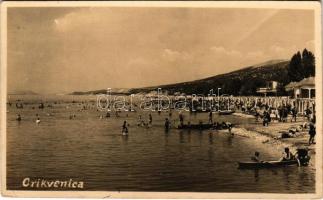 Crikvenica, Cirkvenica; strand, fürdőzők. A. Gojdanic Fotograf / beach, bather. photo (EK)