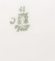 Zsolnay bili, jelzett, 25x14 cm