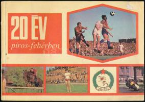 Húsz év piros-fehérben. Bp., 1969, Zrínyi Katonai Kiadó. Gazdag fekete-fehér képanyaggal illusztrált. Kiadói papírkötés, kopott borítóval.