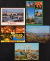 Budapest legalább 800 modern városképes lap, színes, változatos anyag!