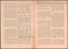 1941 Zsidótörvény végrehajtásának előmozdítása 2 db rendelet