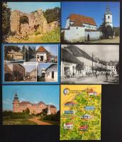 "SZ" betűs magyar települések 600 - 700 db modern városképes lap