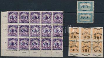 SHS 1918 3 klf összefüggés stecklapon, Bodor vizsgálójellel