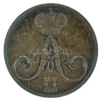 Orosz Birodalom 1856. "II. Sándor koronázása Moszkvában" Ag zseton (4,18g/~23mm) T:AU,XF patina Russian Empire 1856. "Coronation of Alexander II in Moscow" Ag commemorative jeton (4,18g/~23mm) C:AU,XF patina