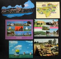 Balaton 700 - 800 db modern városképes lap