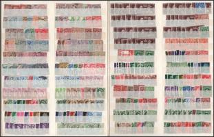 Nagy-Britannia 3.870 db bélyeg sok többletpéldánnyal, 7 berakólapon