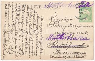 1911 Stájerlak, Steierlak, Stájerlakanina, Steierdorf, Anina; Judina-hegy, Erdőház, erdészet. Hollsc...