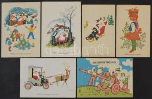 700-800 db offszet nyomású modern grafikai üdvözlőlap