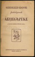 Schrikker Sándor faiskolájanak árjegyzéke. 1940-41. Bp., 1940, M. Kir. Egyetemi Nyomda,135+1 p.+4 t....