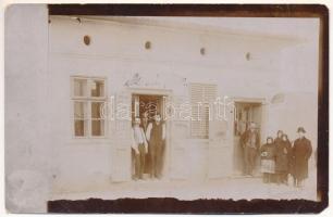 1908 Lugos, Lugoj; üzlet / shop. photo (EM)