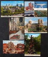 London 300-350 db modern városképes lap kis cipős dobozban