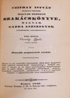 Dobos C. József emlékkönyv. Összeállította Éliás Tibor és Szántó András. A magyar gasztronómia iroda...