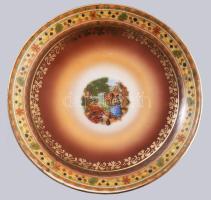 Wallendorf 5 darab historizáló mintás csésze alátéttel, jelzett, kopással