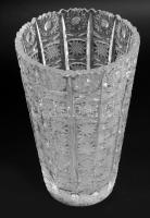 Ólomkristály váza. Jelzés nélkül, m: 21,5 cm