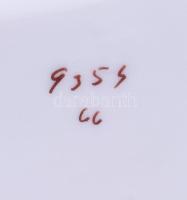 Antik kínáló, kopással, 21x21 cm