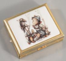 Gyógyszertartó dobozka, Hummel fedéllel, 6x7,5 cm
