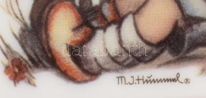 Gyógyszertartó dobozka, Hummel fedéllel, 6x7,5 cm