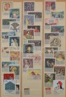 Franciaország 1.700 db bélyeg 10 lapos, nagyalakú berakóban