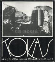 Kokas. Kokas Ignác kiállítási katalógusa. A művész, Kokas Ignác (1926-2009) festőművész, grafikus által DEDIKÁLT példány! Bp., 1980, Műcsarnok, 24 p. Kiadói kartonált papírkötés.