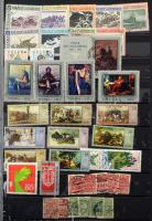 Lengyelország 1.050 db bélyeg 16 lapos, A/4-es Lindner berakóban