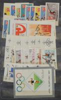 875 db olimpia és sport motívum bélyeg közepes berakóban + közepes berakólapokon
