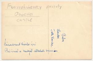 1941 Fugyivásárhely, Osorhei; Váradszentlászló kastély, délkeleti terasz / castle. photo (kis szakad...